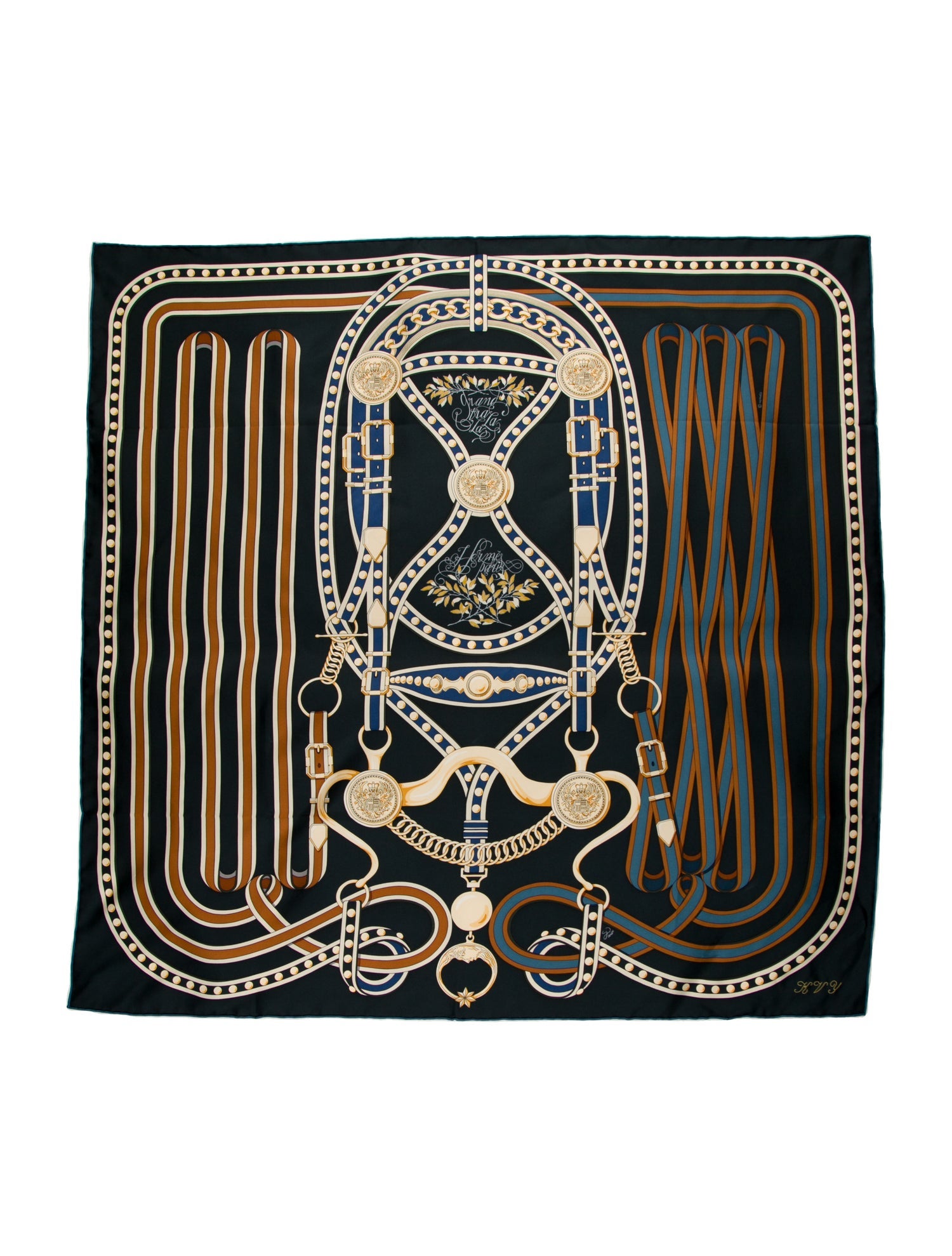 Hermès Grand Tralala Silk Scarf